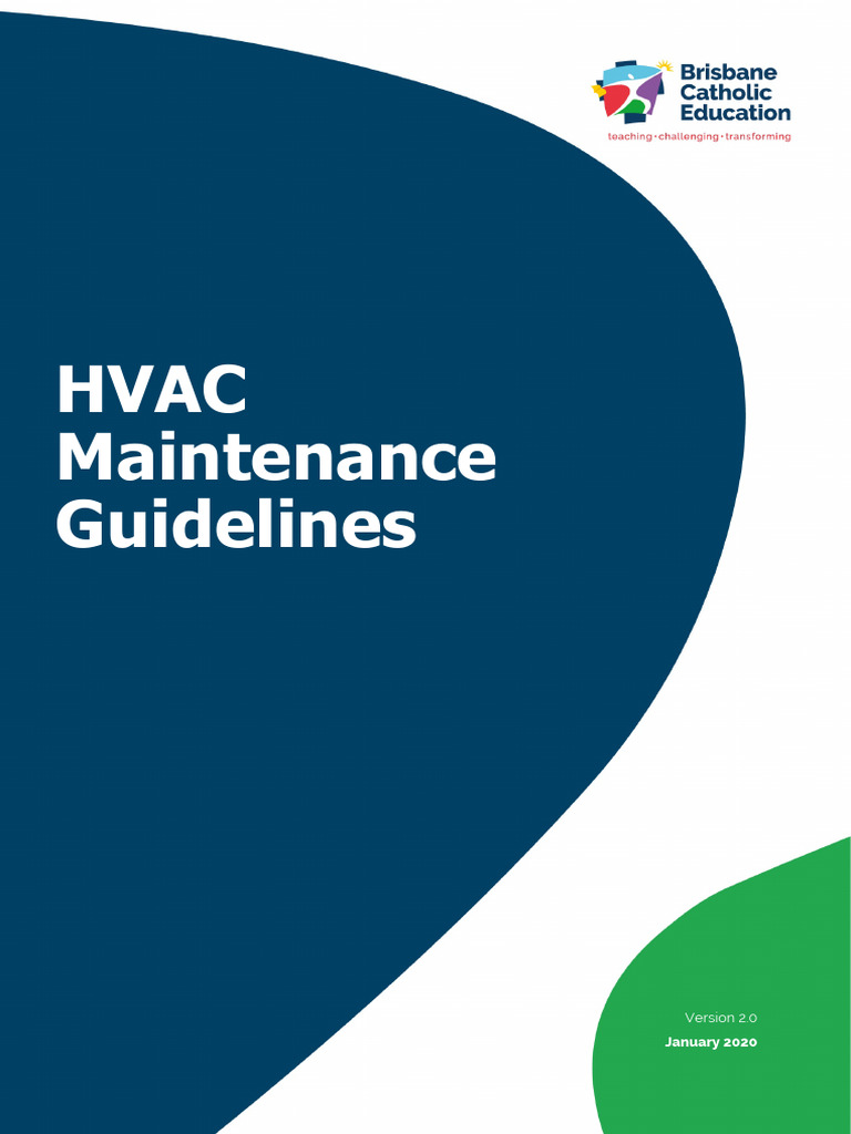 HVAC Maintenance Guidelines for Schools | PDF | Subcontractor | Audit