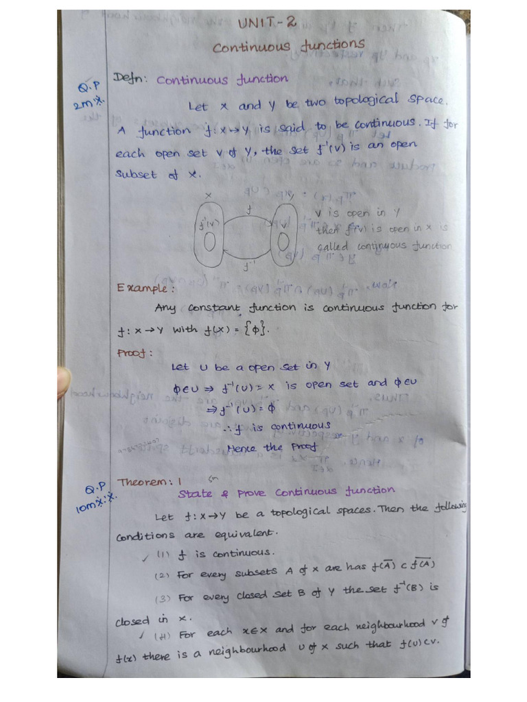 Topology 2nd Unit | PDF