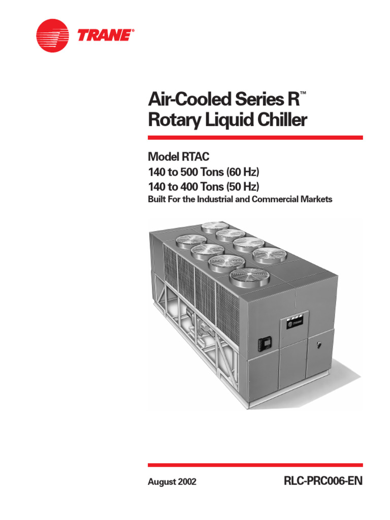 Trane RTAC Air-Cooled Chiller Overview | PDF | Water | Air Conditioning
