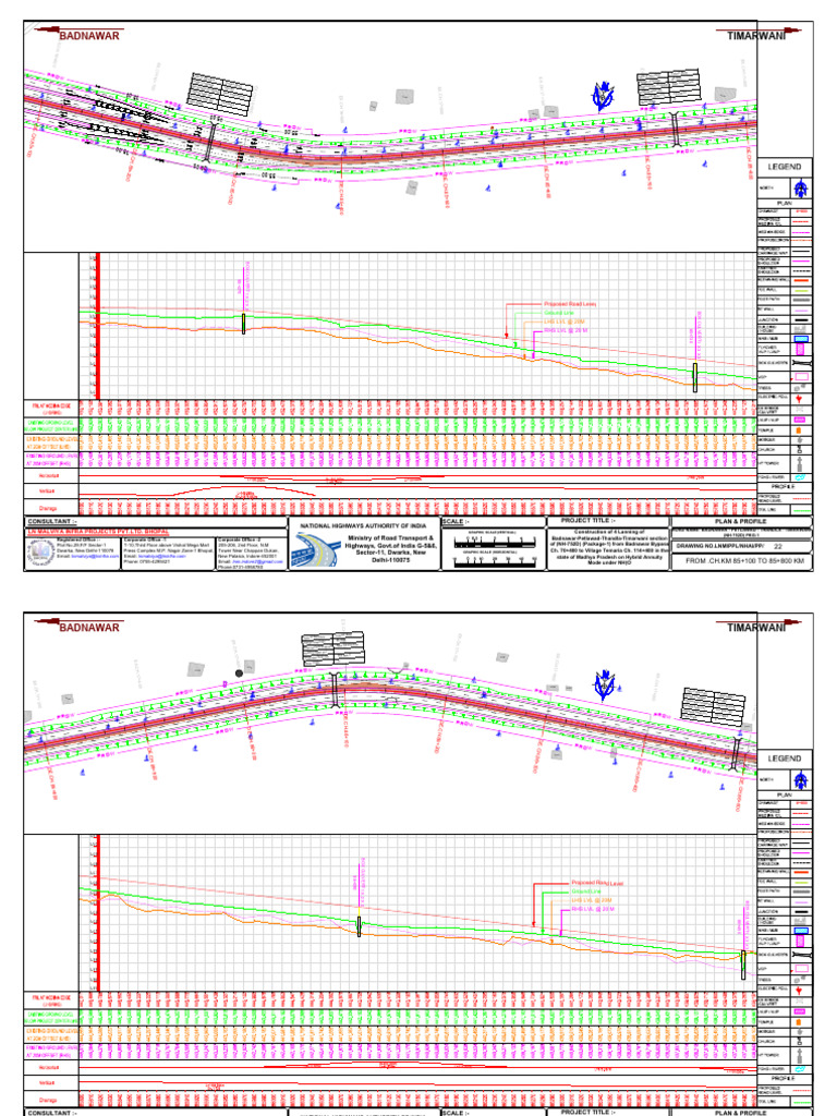 Road Construction Plan for NH-752D | PDF