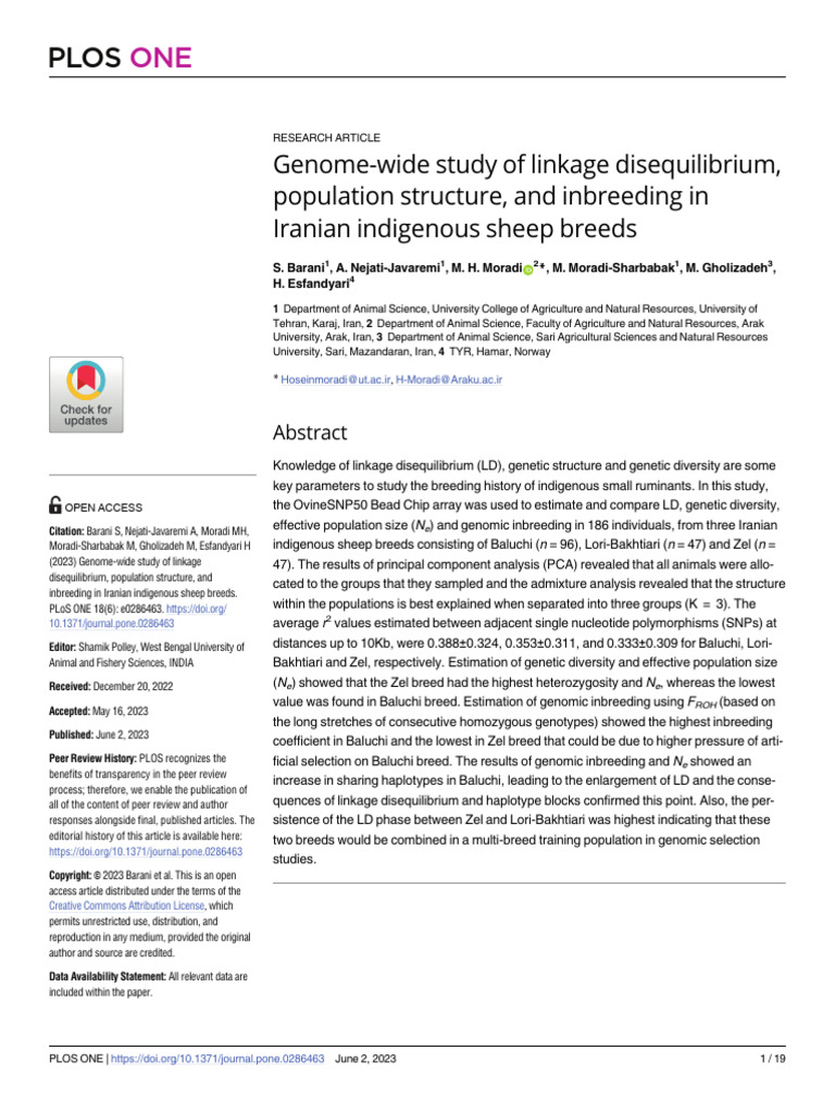 Genome-Wide Study of Linkage Disequilibrium | PDF | Single Nucleotide ...