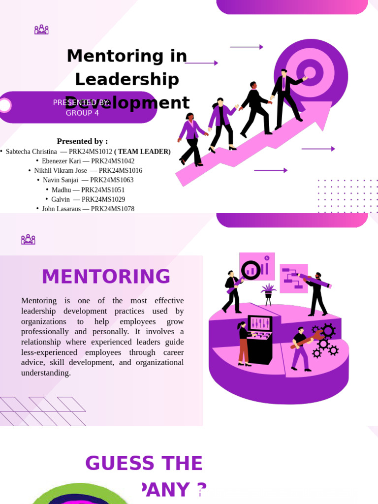Effective Mentoring in Leadership Development | PDF | Mentorship | Business