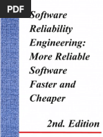 Software Reliability Engineering More Reliable Software Faster and Cheaper 2nd Edition