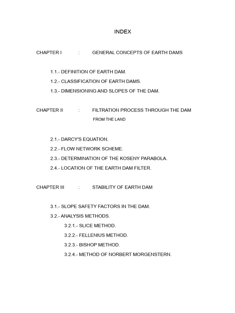 General Notions of Earth Dams | PDF | Dam | Applied And ...