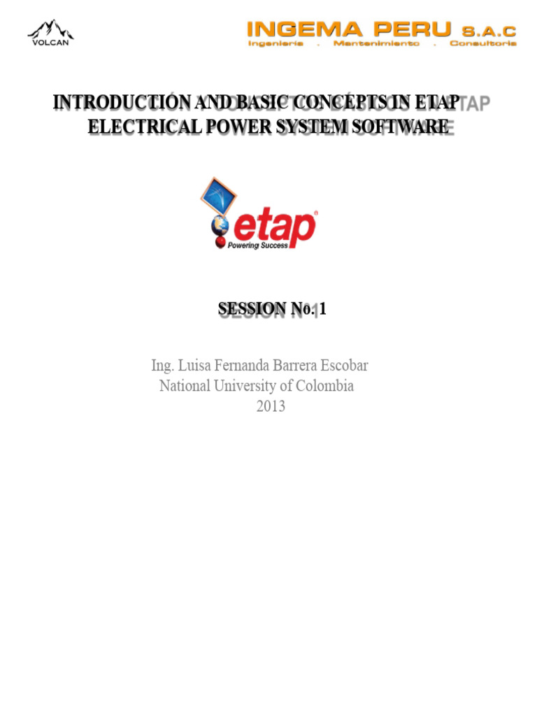 ETAP Course | PDF | Direct Current | Power Inverter
