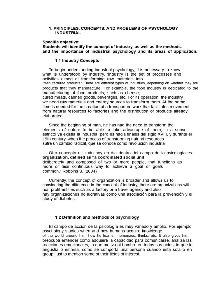 M.C. Principles Concepts and Problems of Industrial Psychology | PDF ...