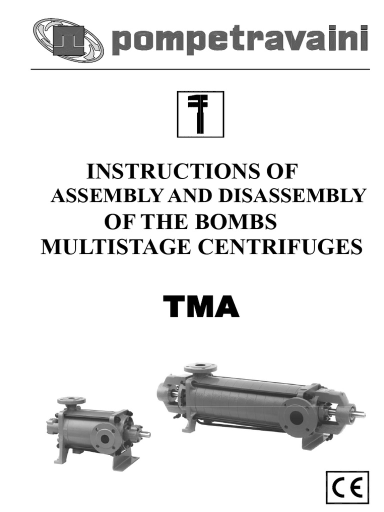 Multistage Centrifugal Pump Manual | PDF | Pump | Bearing (Mechanical)