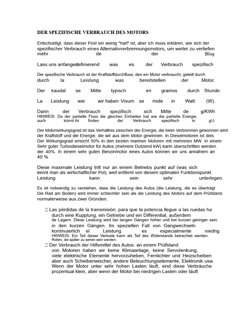 Betriebszustand Des Motors