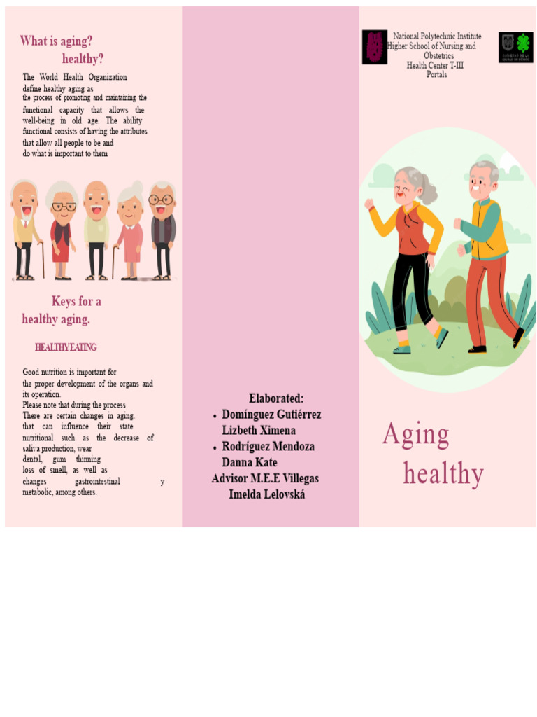 Keys to Healthy Aging and Well-Being | PDF | Sleep | Healthy Diet