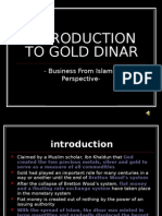 Introduction to Gold Dinar