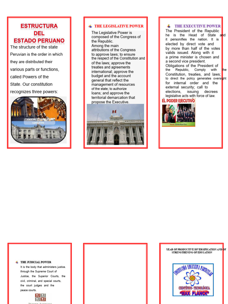 Triptych State Peruvian | PDF | Supreme Courts | Peru