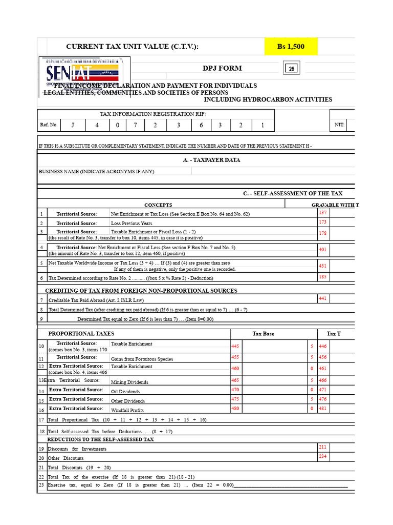 Tax Declaration and Payment Guide | PDF | Taxes | Dividend