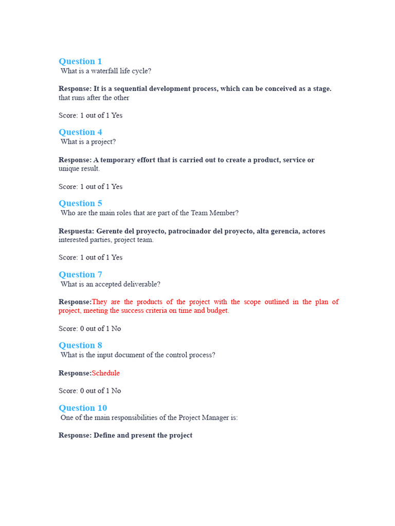 Project Management Key Concepts Explained | PDF | Project Management ...
