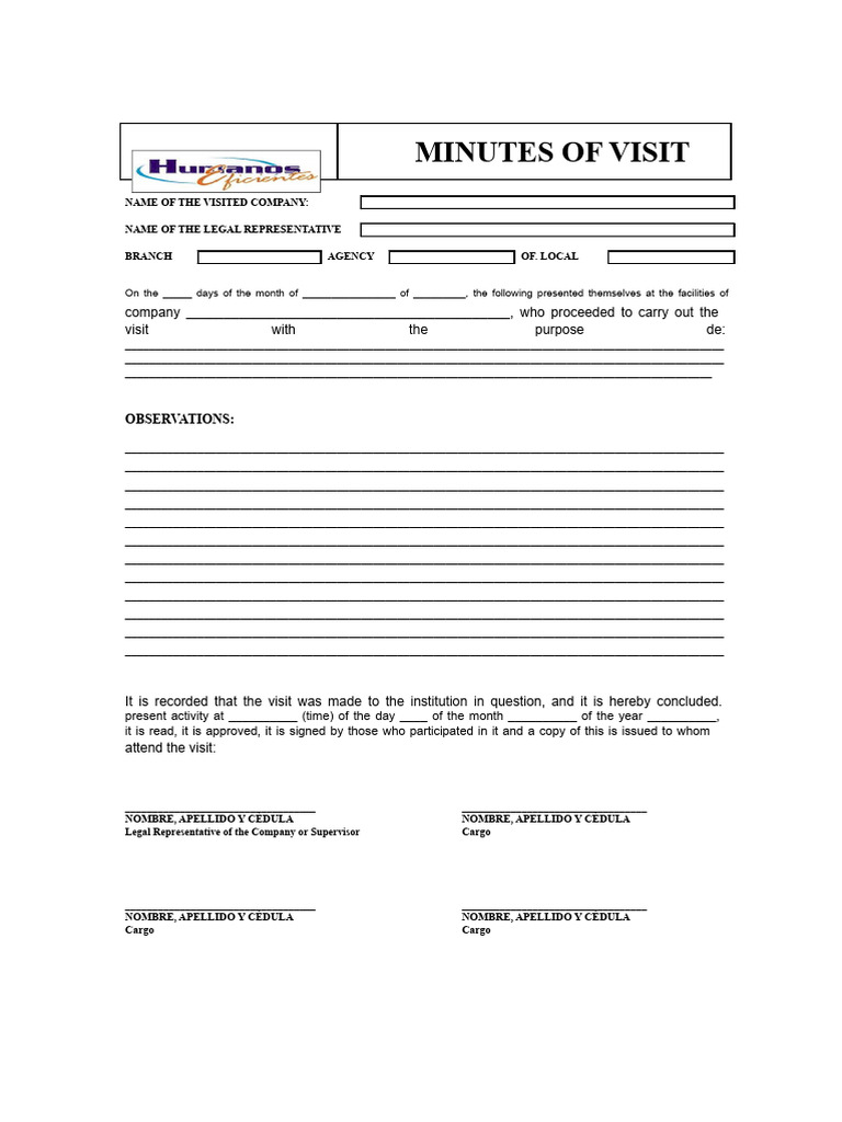 Visit Report | PDF