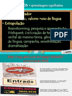 Projetos. Aprendizagem Significativa