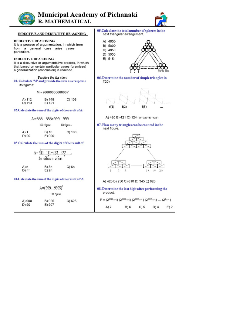Inductive Reasoning | PDF | Reason | Inductive Reasoning