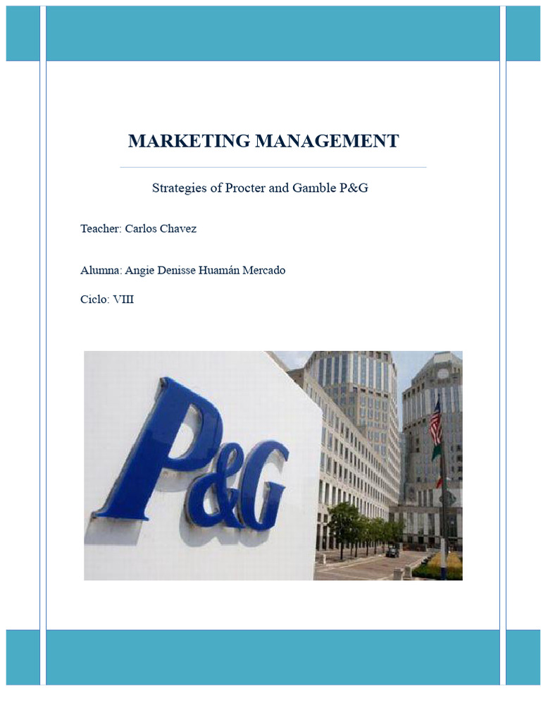Strategies of P&G Procter and Gamble | PDF | Procter & Gamble | Brand