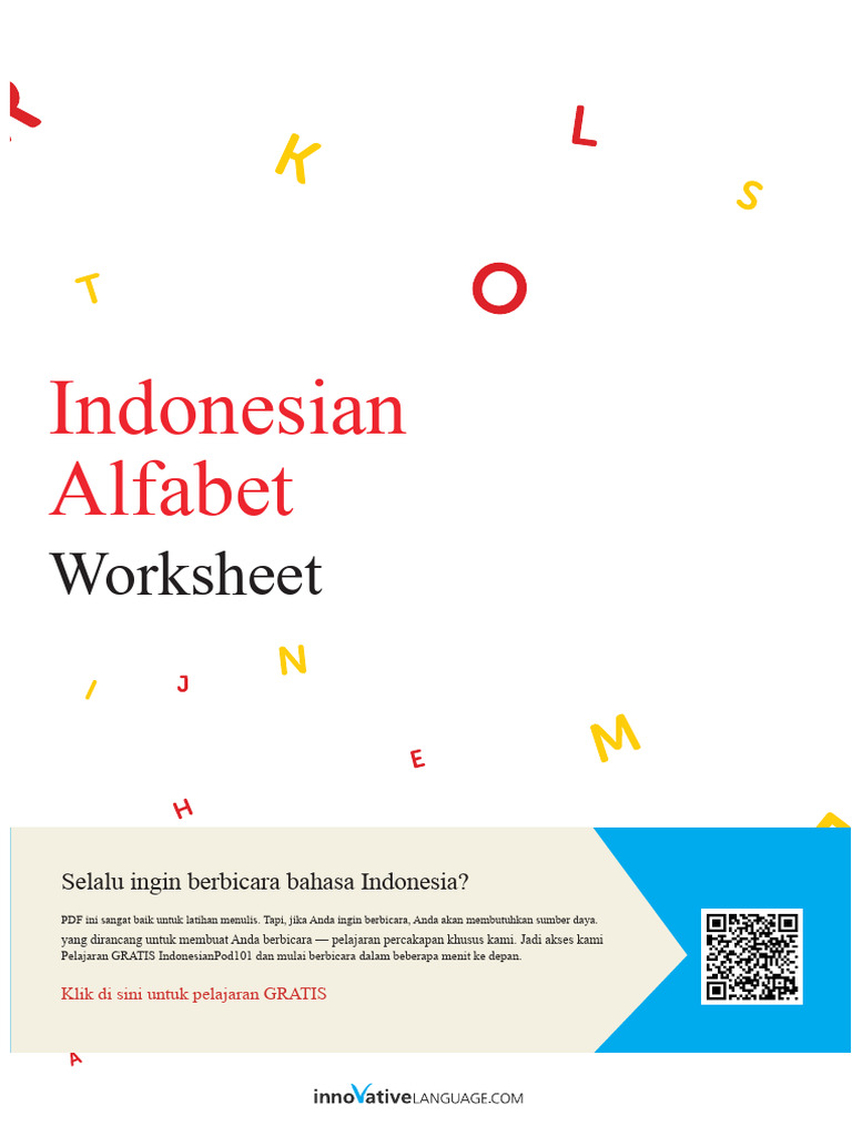 Alfabet Bahasa Indonesia | PDF
