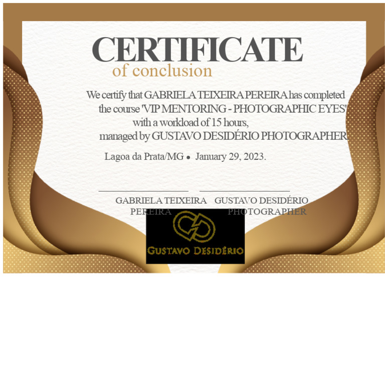Mentorship Completion Certificate | PDF