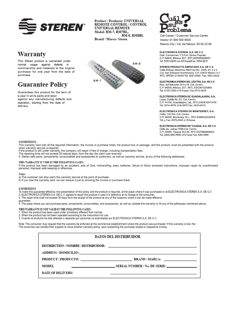 RM Series Remote Control Guide | PDF | Remote Control | Dvd