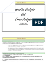 Contractive Analysis 1