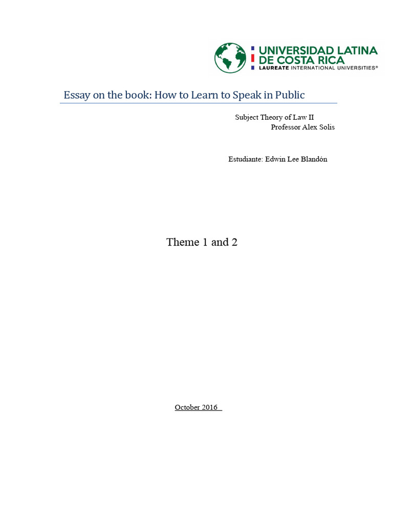 Mastering Public Speaking Skills | PDF | Public Speaking | Behavioural ...