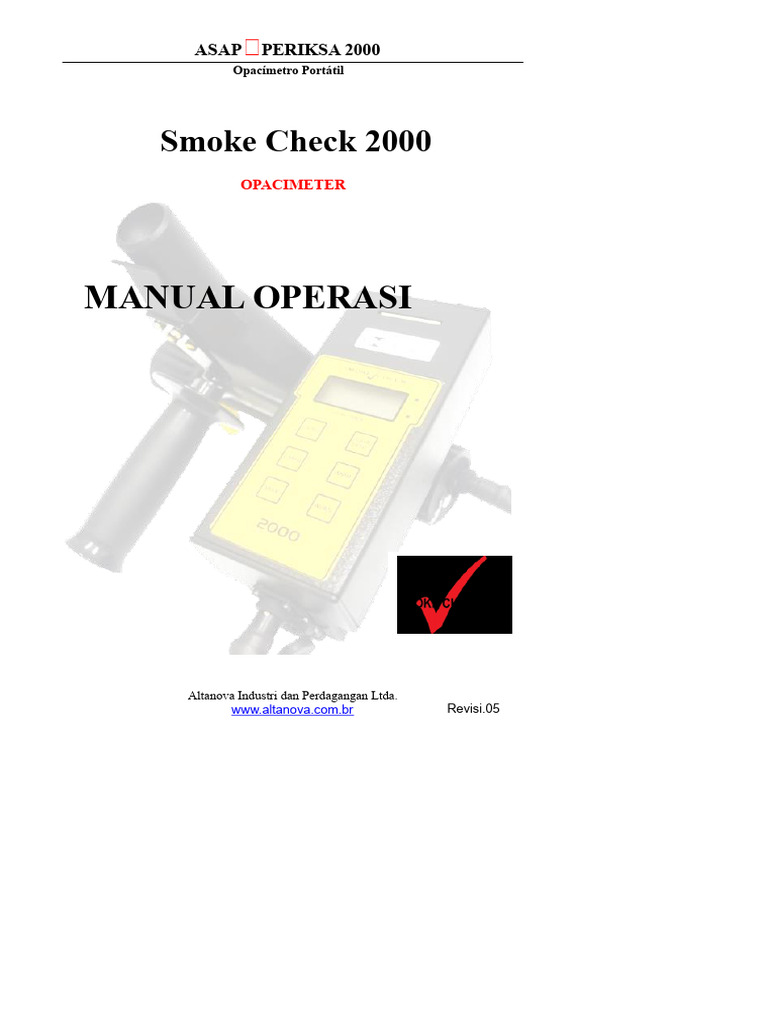 Manual Pemeriksaan Asap 2000 | PDF