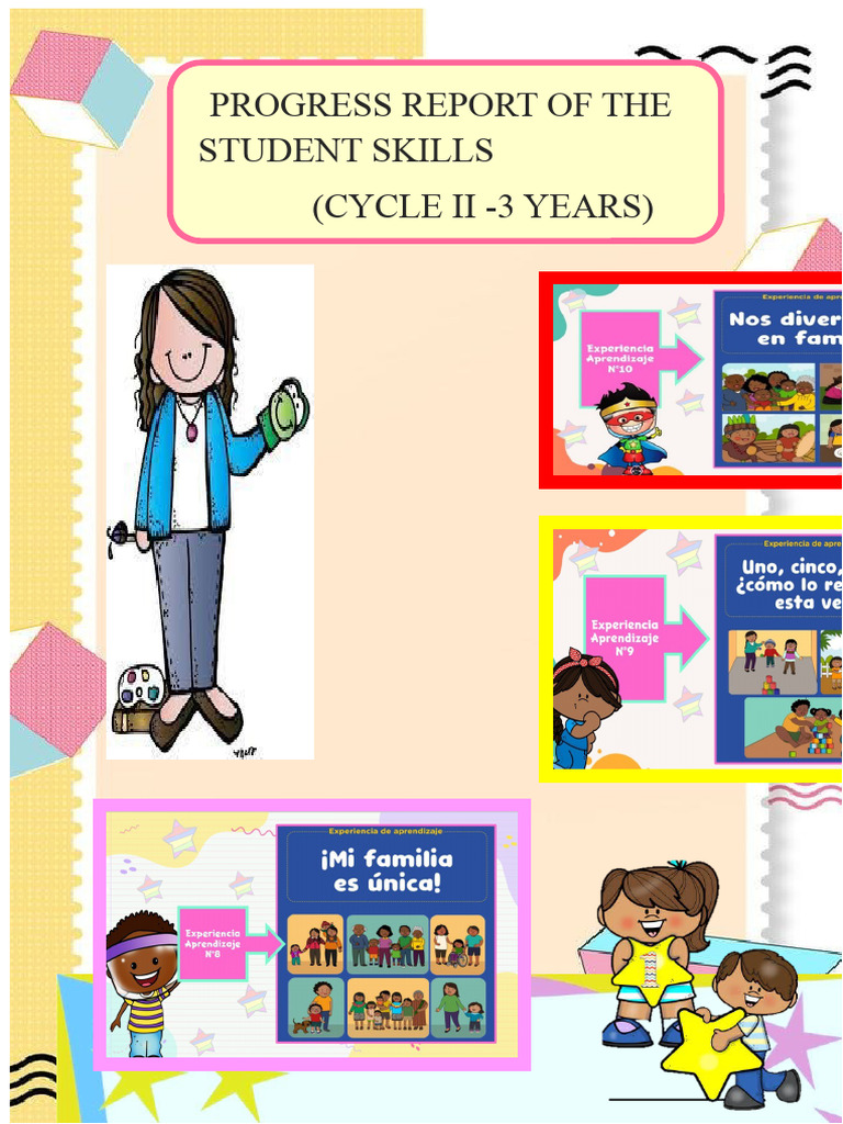 3 Years Progress Report Competence Third Bimester (3) | PDF ...