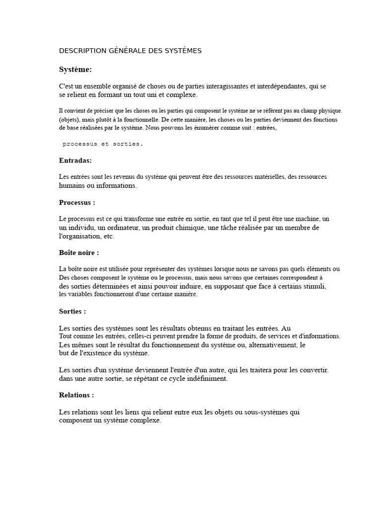 Comprendre les systèmes et leurs dynamiques | PDF | Programmation ...