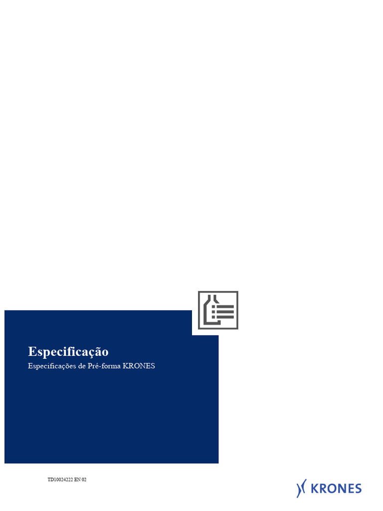 Especificações Do Pré-Forma | PDF | Desenho