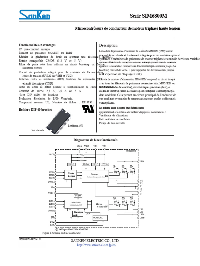 Module de puissance SIM6800M | PDF | Onduleur | Puissance (physique)