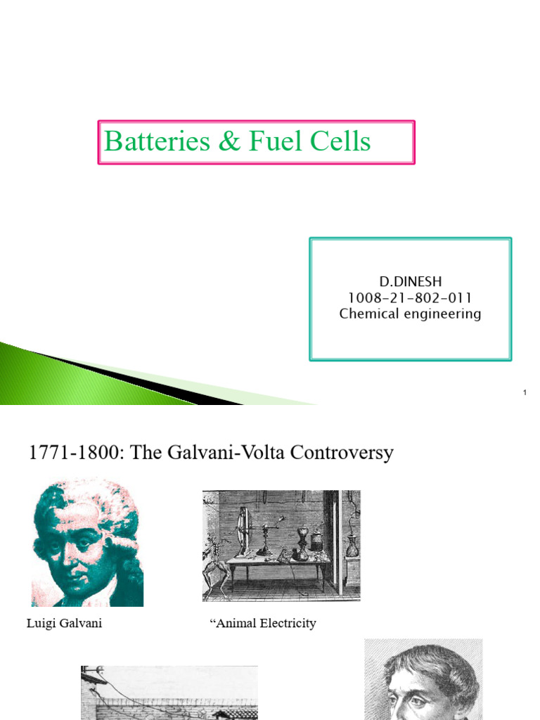 Batteries and Fuel Cells Overview | PDF | Lithium Ion Battery ...