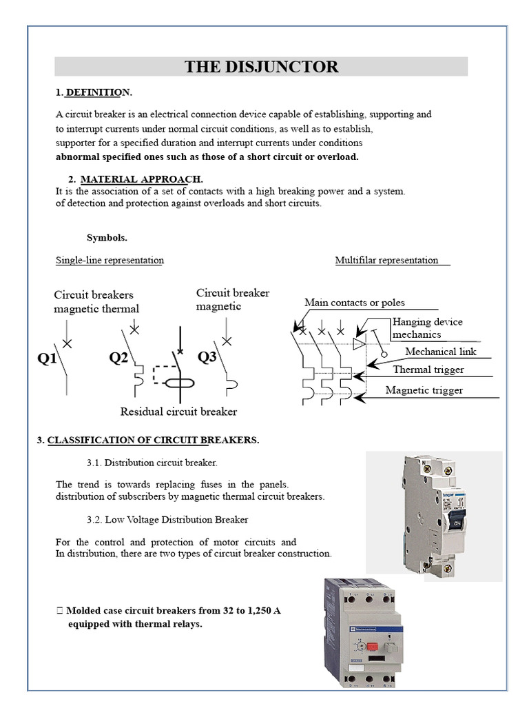 Circuit Breaker Overview and Selection Guide | PDF | Relay | Electronics