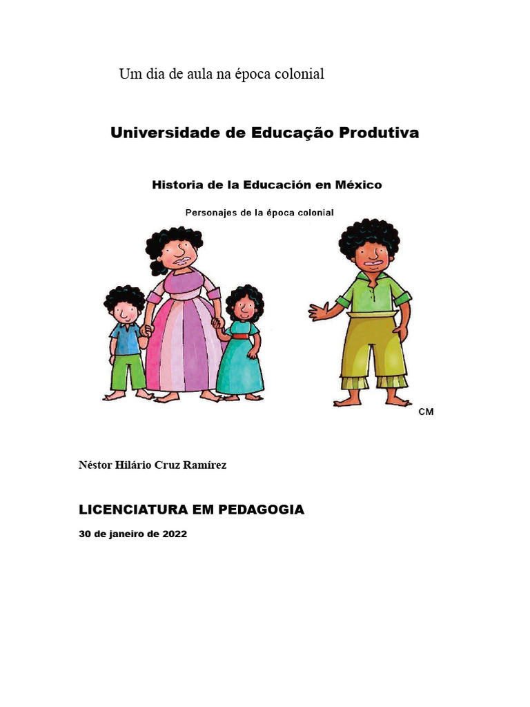 Educação na Colônia: Um Dia de Aula | PDF | México | Espanha