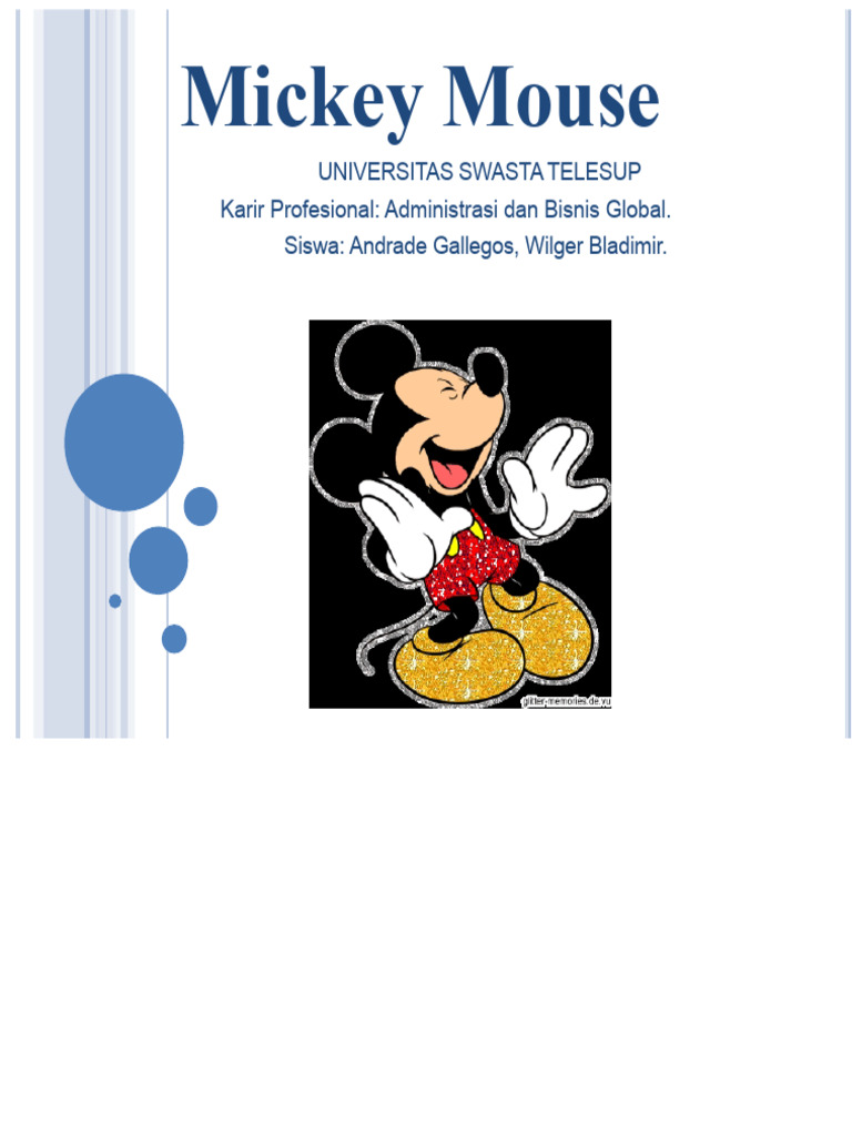 Evolusi Karakter Mickey Mouse | PDF