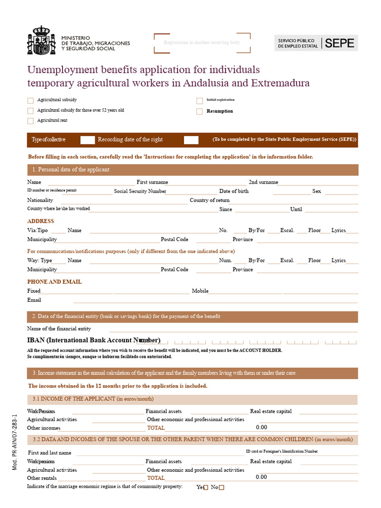 Unemployment Benefits Application Guide | PDF | Identity Document ...