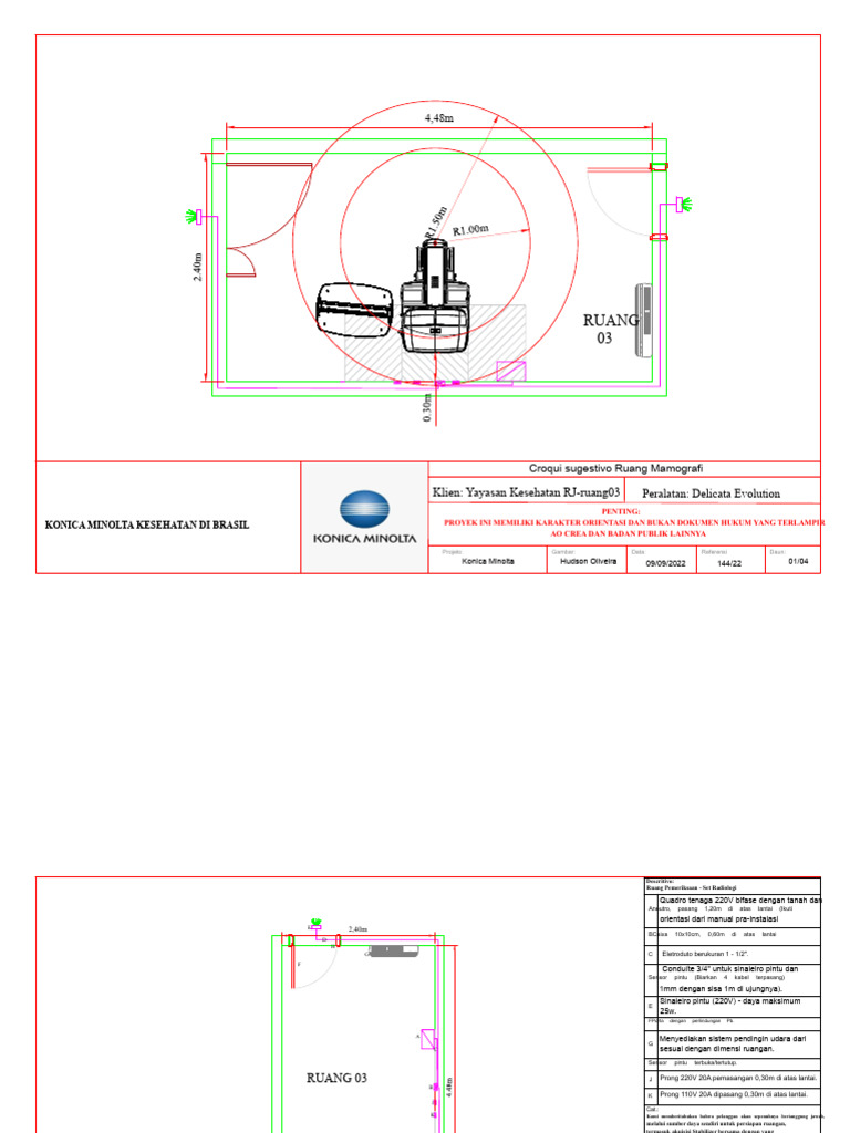Desain Ruang Mamografi Delicata Evolution | PDF