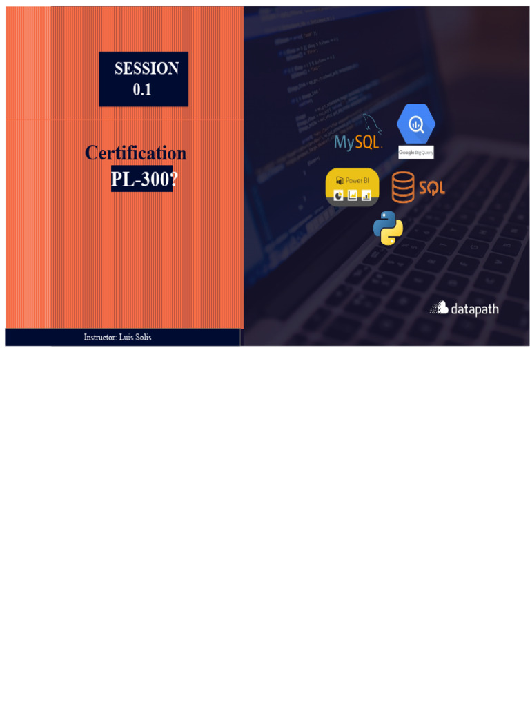 Certification in PL-300 - Fundamentals | PDF | Data Analysis | Data