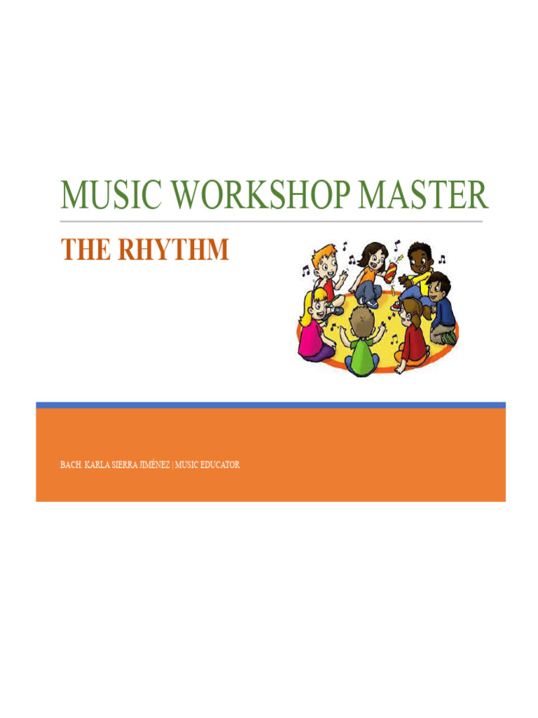 Preschool Music Rhythm Workshop Guide | PDF | Rhythm | Poetics