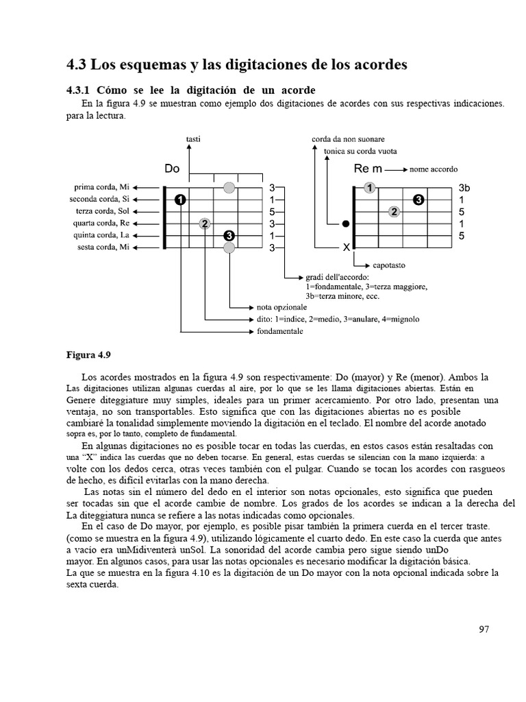 Manual de acordes para guitarra | PDF | Acorde (Música) | Intervalo ...