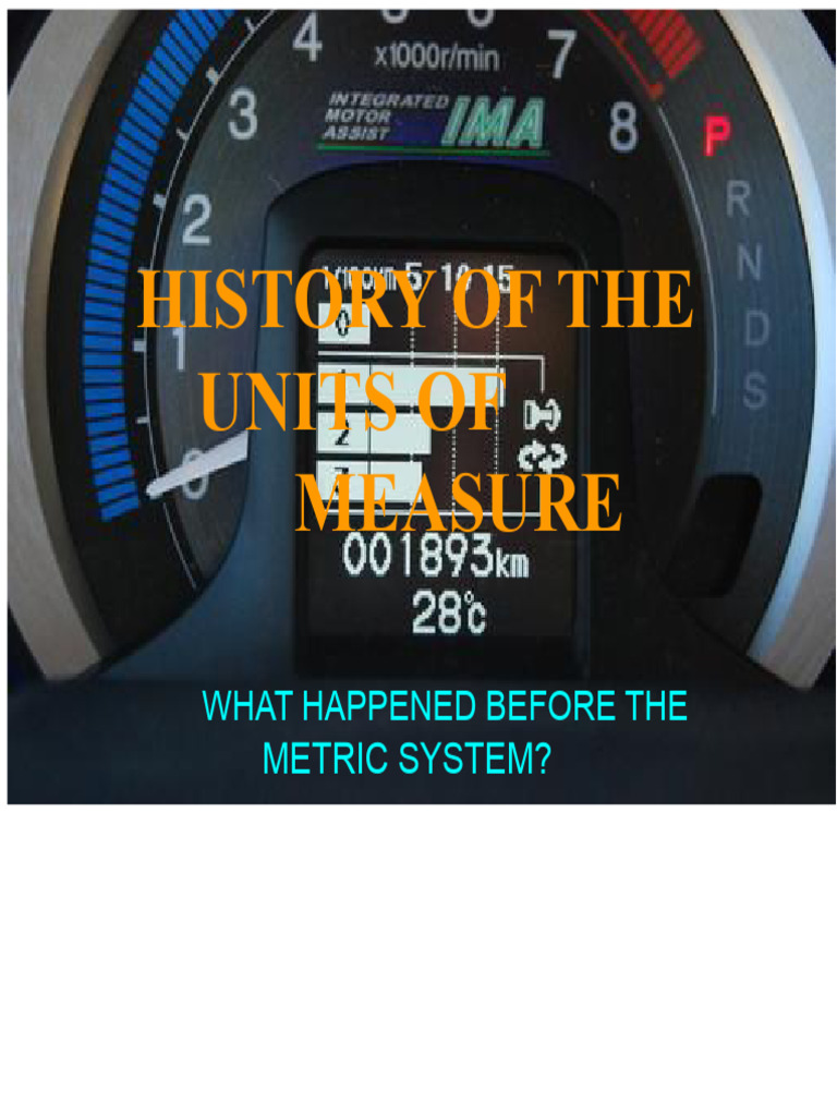 Evolution of Measurement Units | PDF | Pound (Mass)