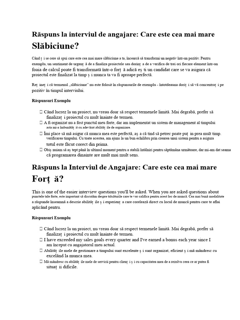 Întrebare de Interviu | PDF