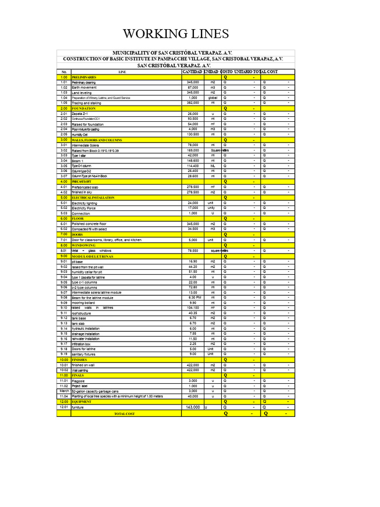 8583811@work Lines PDF | PDF | Building Engineering | Civil Engineering
