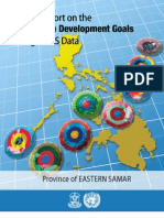 Eastern Samar's MDG Progress Report Using CBMS Data