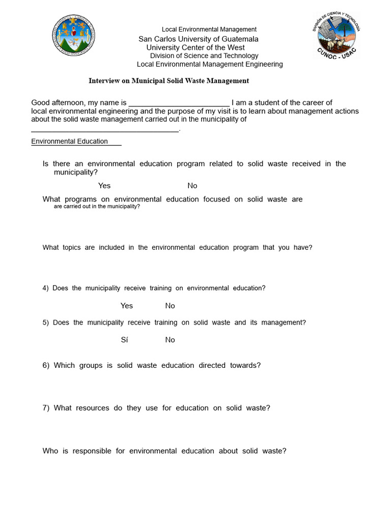 Municipal Solid Waste Management Insights | PDF | Municipal Solid Waste ...