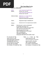 Letras das Músicas do Rei Leão | PDF | Amor