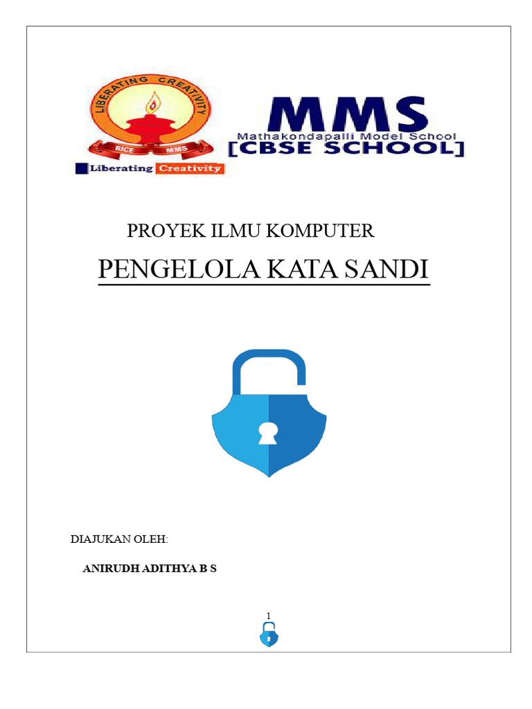 Pengelola Kata Sandi Berbasis Python | PDF