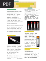 Sample Collection Tube Overview | PDF | Blood Plasma | Hematology