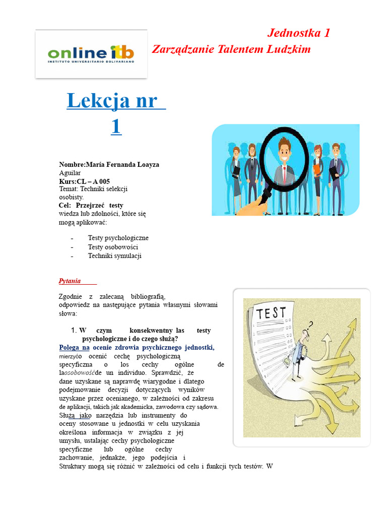 Lekcja NR 1 | PDF