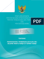 Peraturan Bersama Tentang Pemberian ASI Di Tempat Kerja